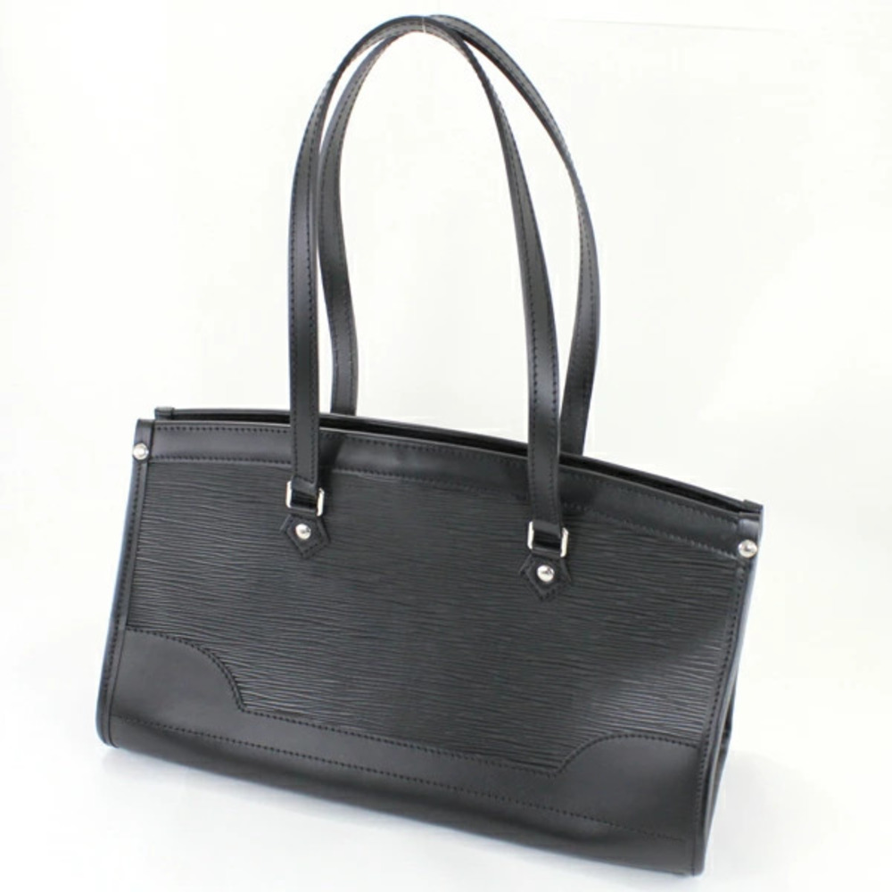 Louis Vuitton Madeleine Shoulder Bag Epi Leather Noir Black Tote